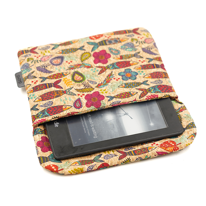 Kindle Tablet Accessories - Environmentally friendly cork cloth E-Book Bag