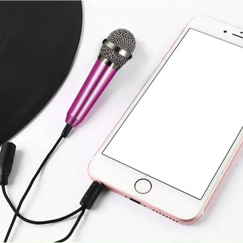 Laptop Tablet Accessories - Mini Portable 3.5mm Stereo Studio Mic