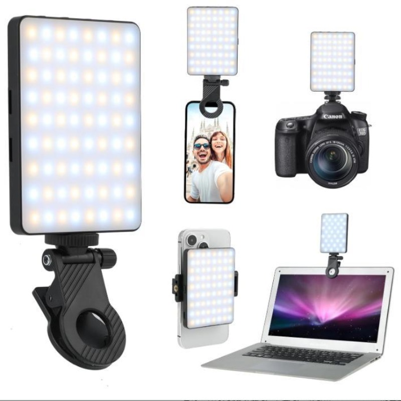 Tablet Accessories Aesthetic - 1pc Rechargeable LED Selfie Light,3 Modes