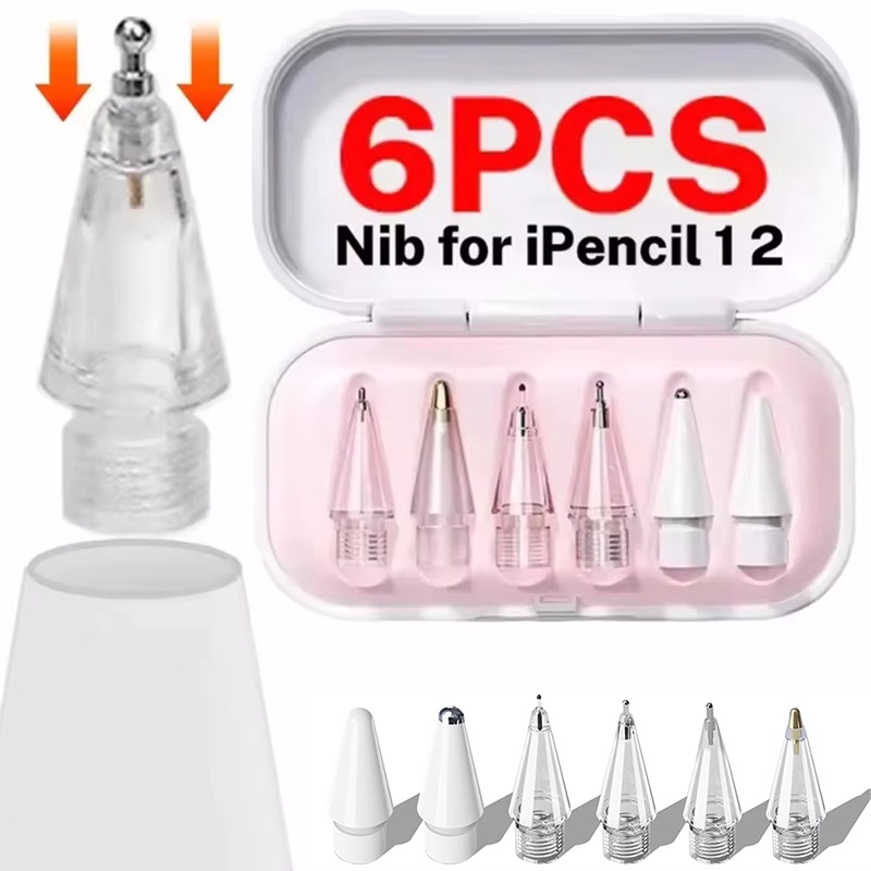 Tablet Pencil Accessories - 6pcs Replaceable Stylus Pencil Tips For