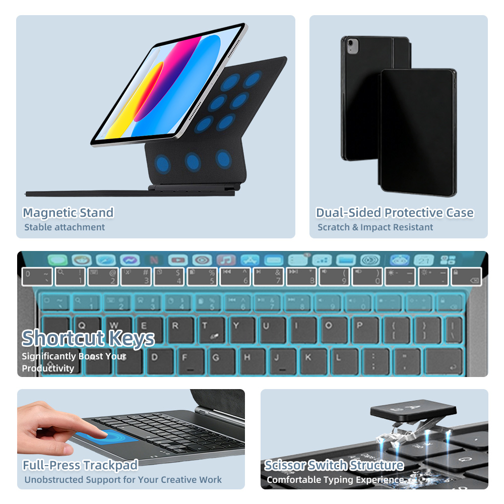 2026 Magic Keyboard with Bluet - огляд і ціна Magnetic Case Smart