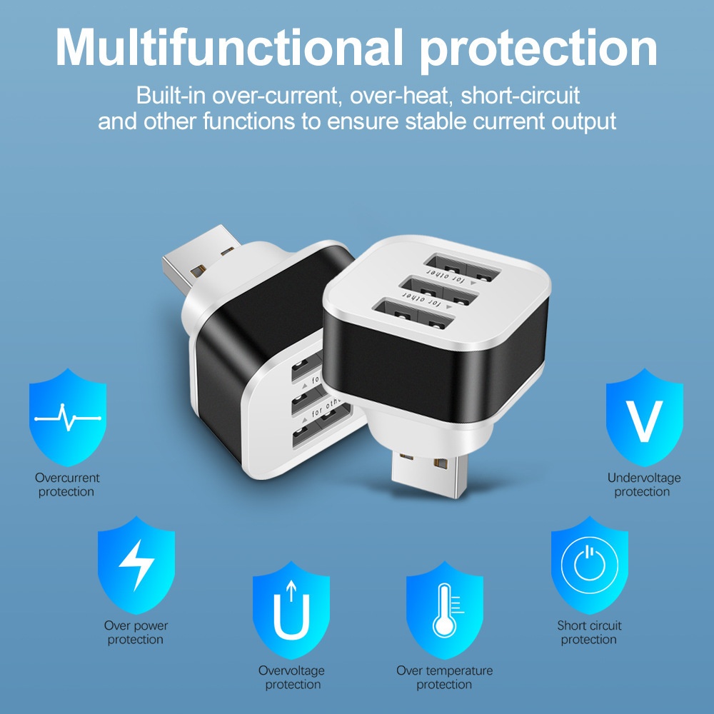 3 Port USB Slots Adaptor USB 3 - огляд і ціна Laptop Tablet Accessories