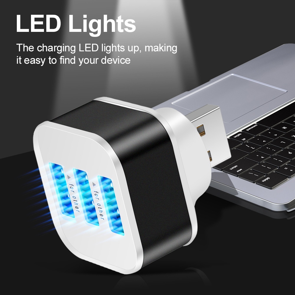 3 Port USB Slots Adaptor USB 3 - огляд і ціна Laptop Tablet Accessories