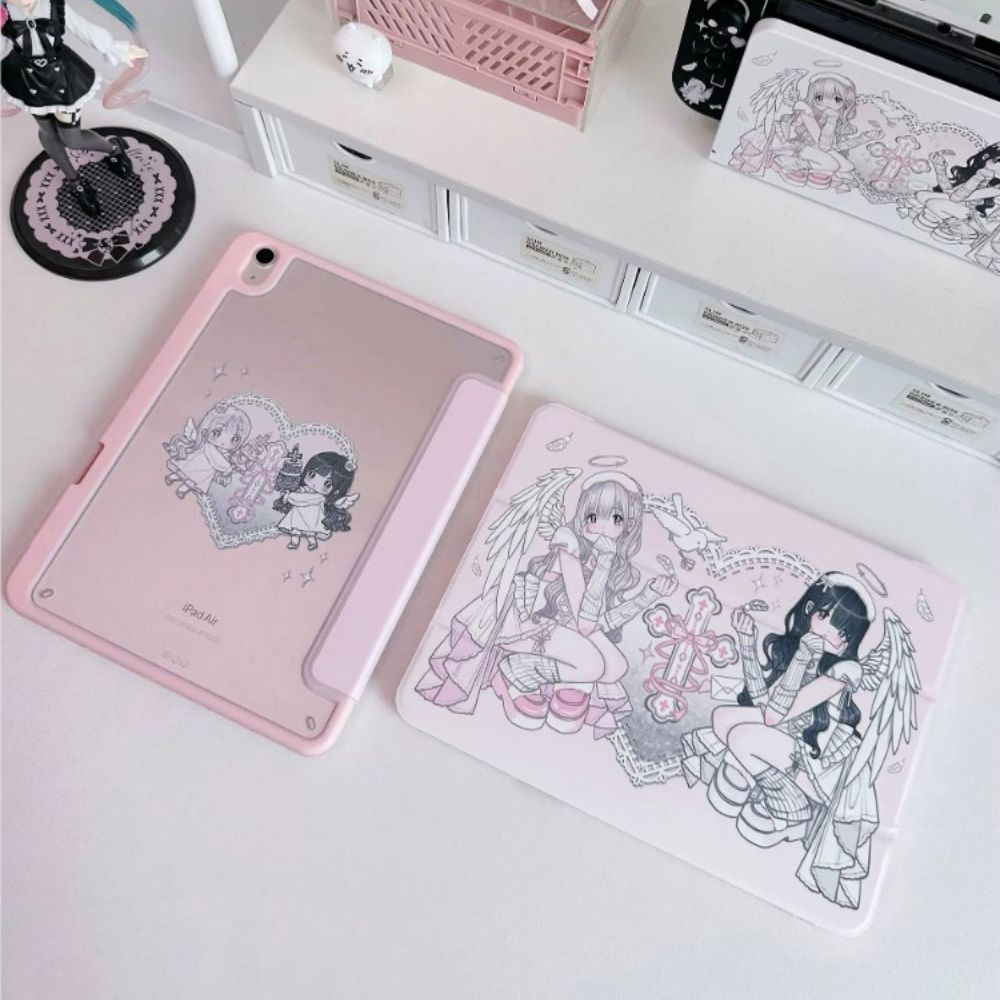 Anime Angel Girl Pink Y2K Tabl - огляд і ціна Cool Tablet Accessories