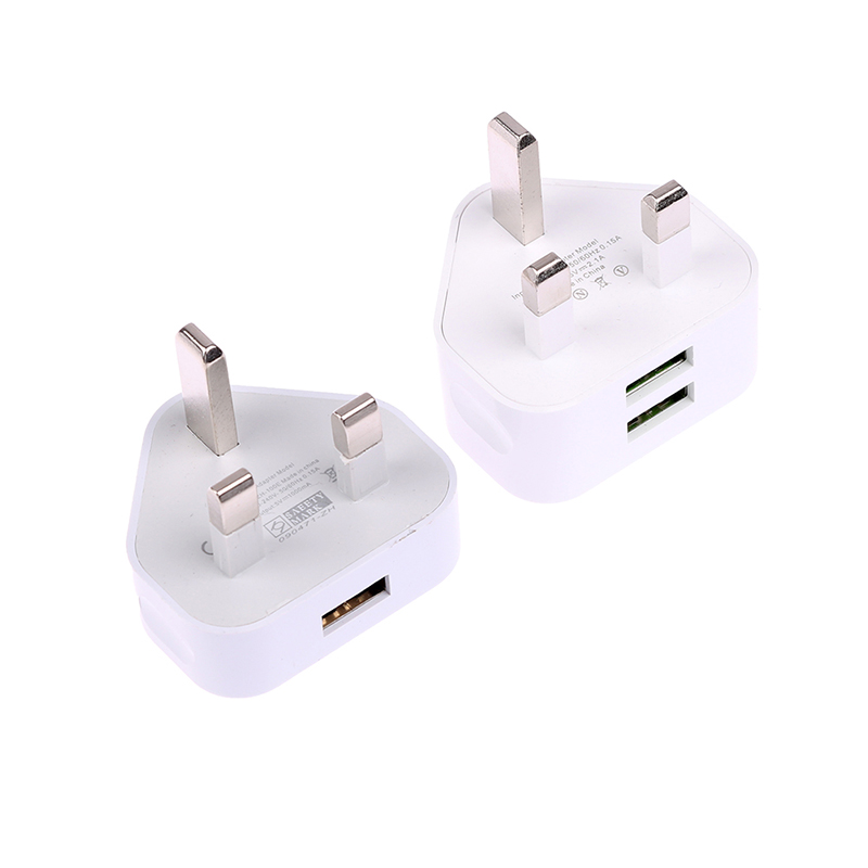 UK 3 Pin Plug Dual USB Adapter - огляд і ціна Tablet Accessories Uk