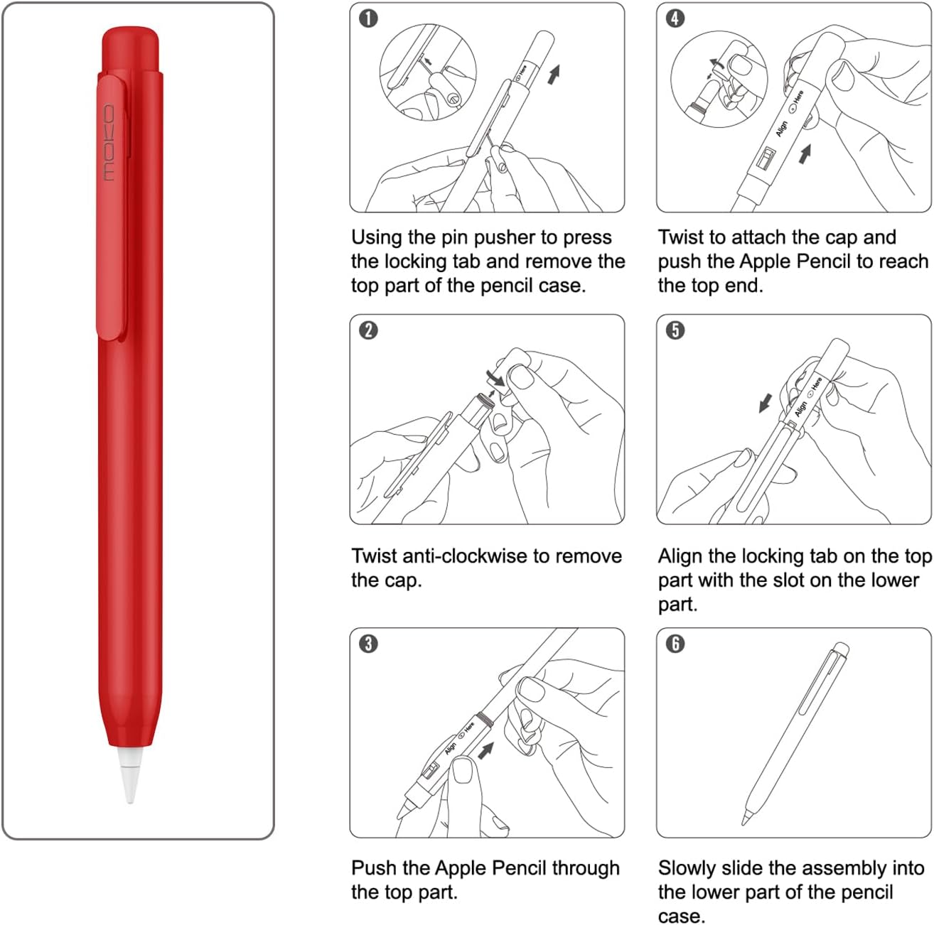 Retractable Holder Case for Ap - огляд і ціна Tablet Pencil Accessories