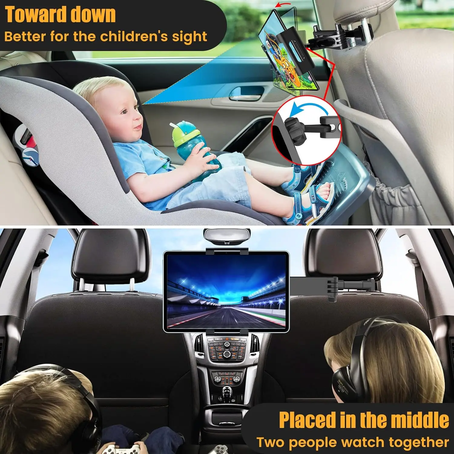Tablet Holder for Car,ipad Hea - огляд і ціна Tablet Car Mount