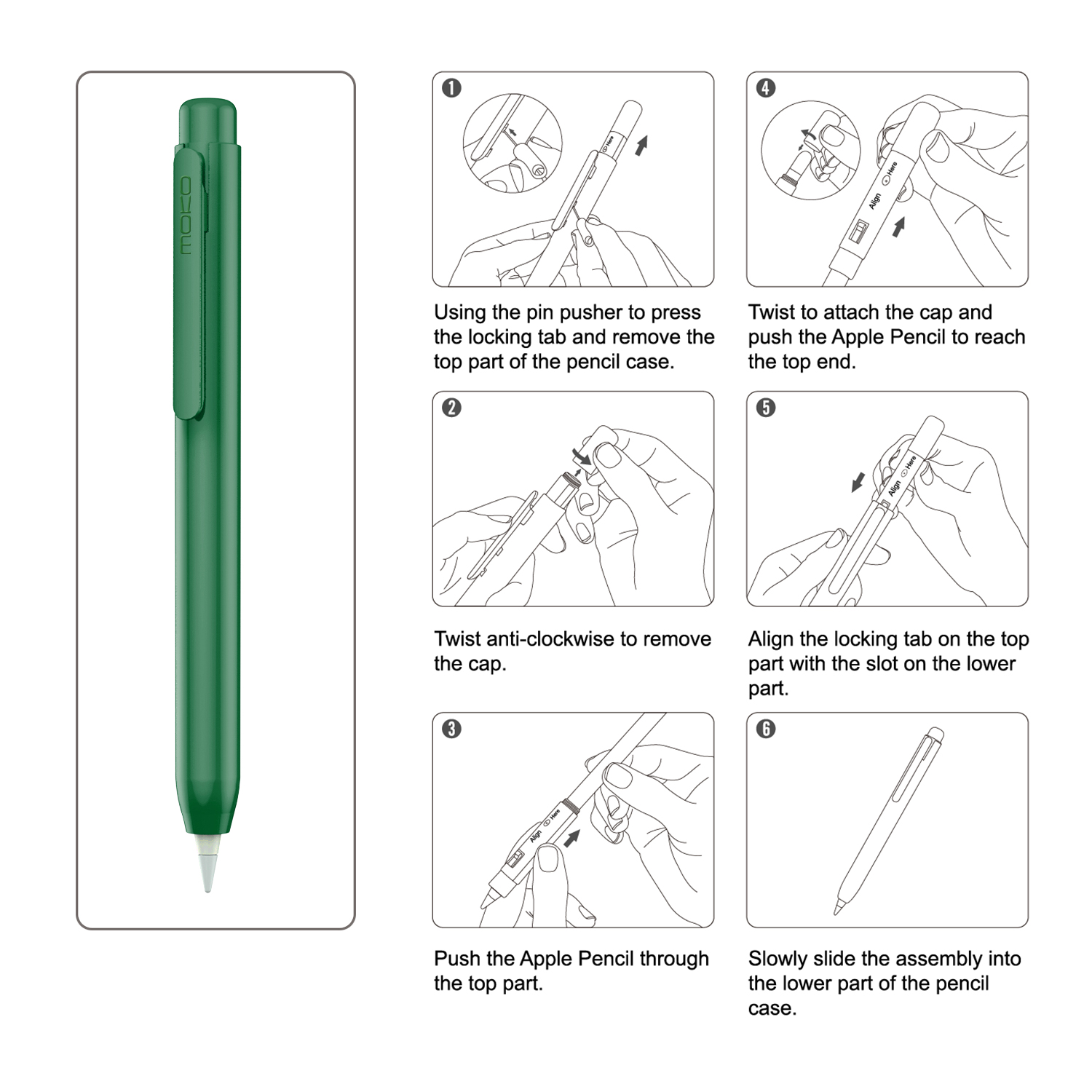 Holder Case for Apple Pencil 1 - огляд і ціна Tablet Pencil Accessories