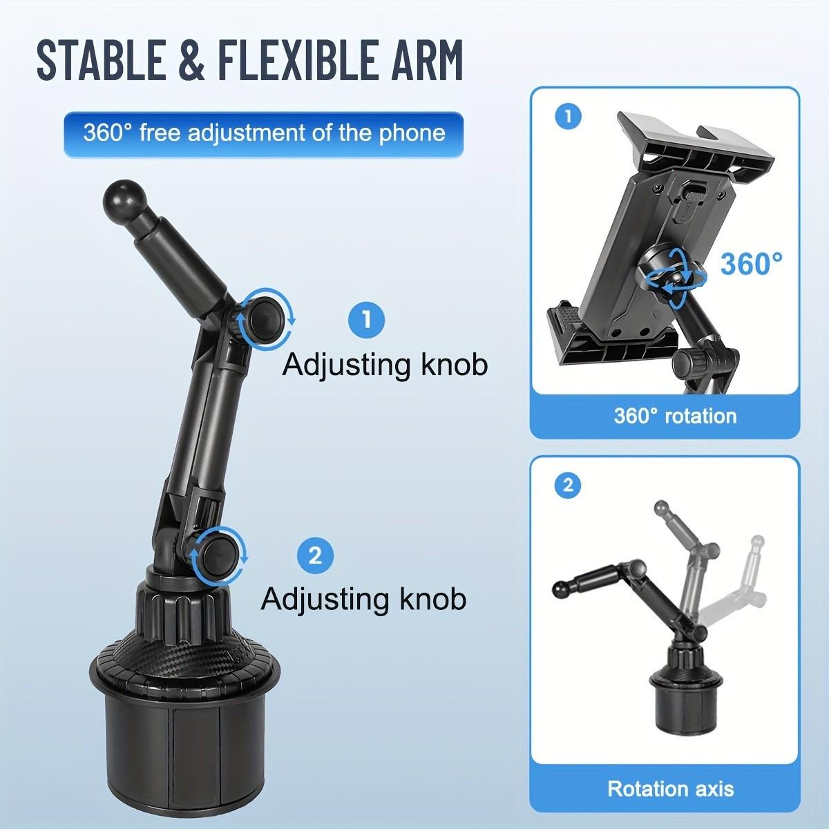 Cup Holder Tablet Mount& Phone - огляд і ціна Tablet Car Mount