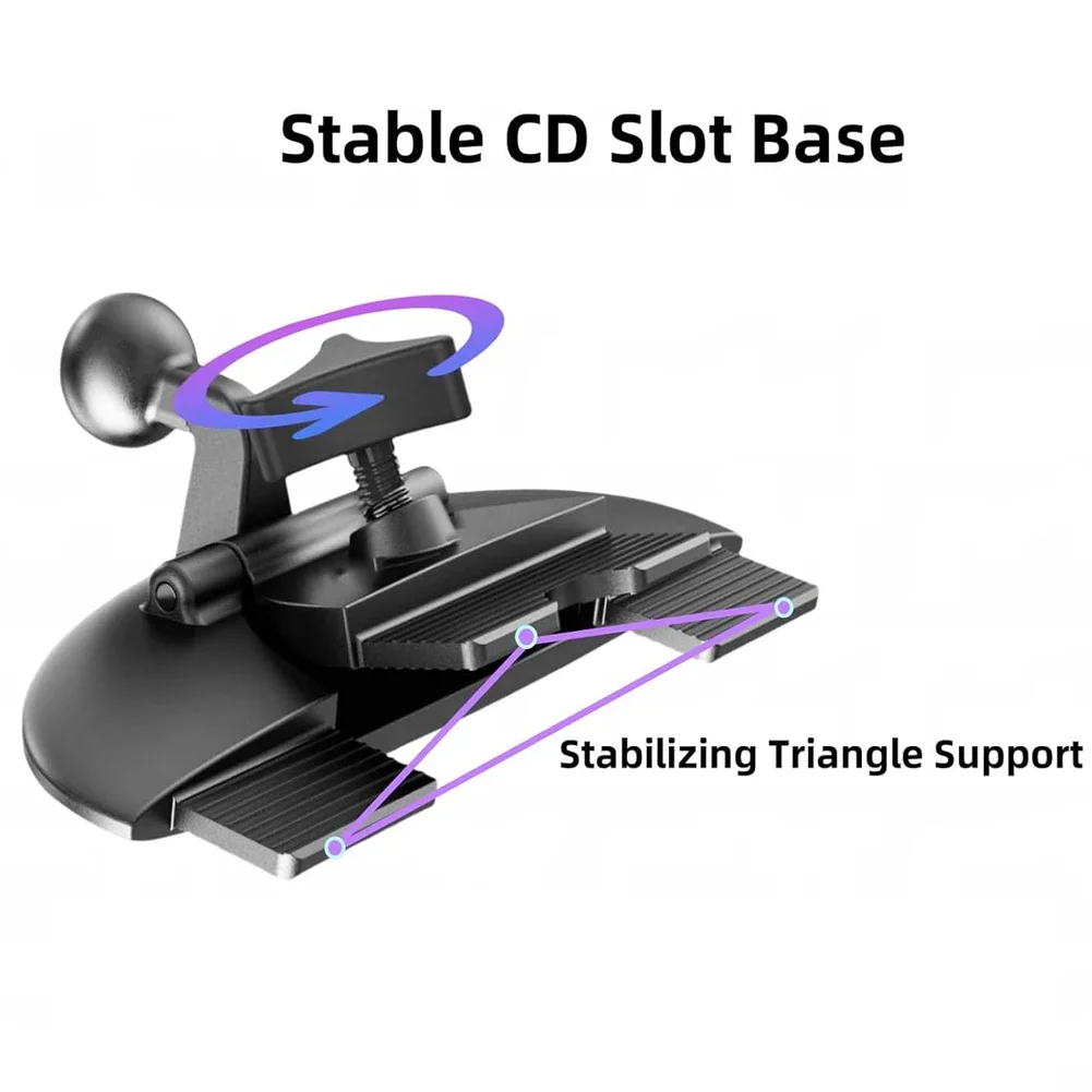 Adjustable CD Slot Car Holder  - огляд і ціна Tablet Car Mount