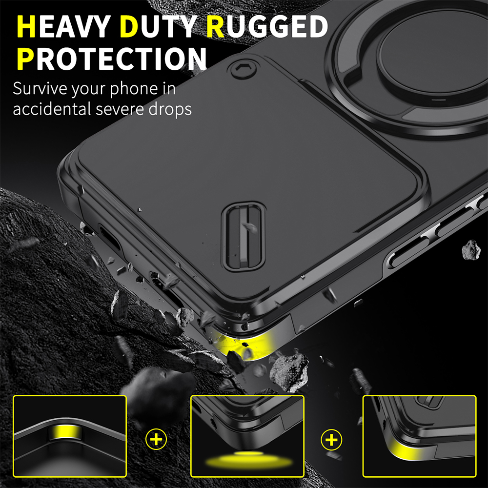 Slide Camera Cover Phone Case  - огляд і ціна Magnetic Case Smart