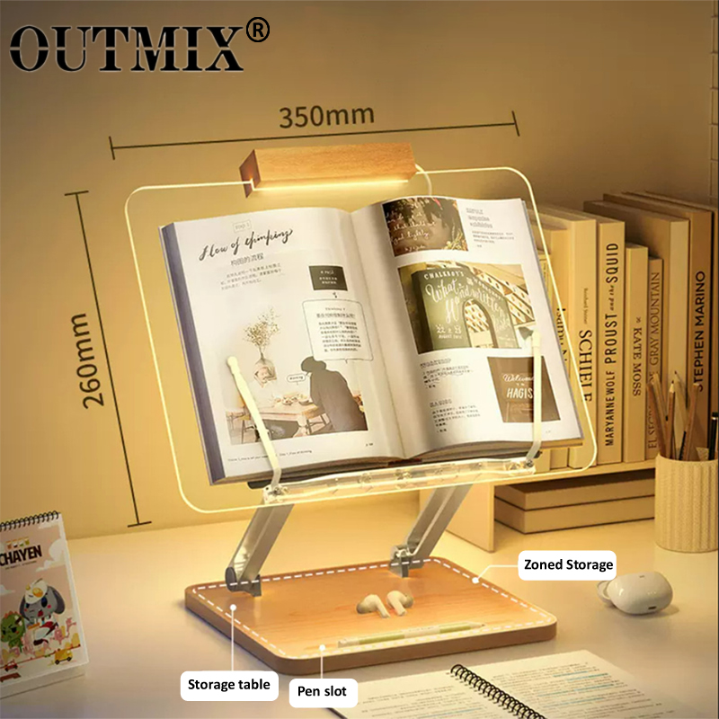 Wooden Reading Stand with Ligh - огляд і ціна Laptop Tablet Accessories
