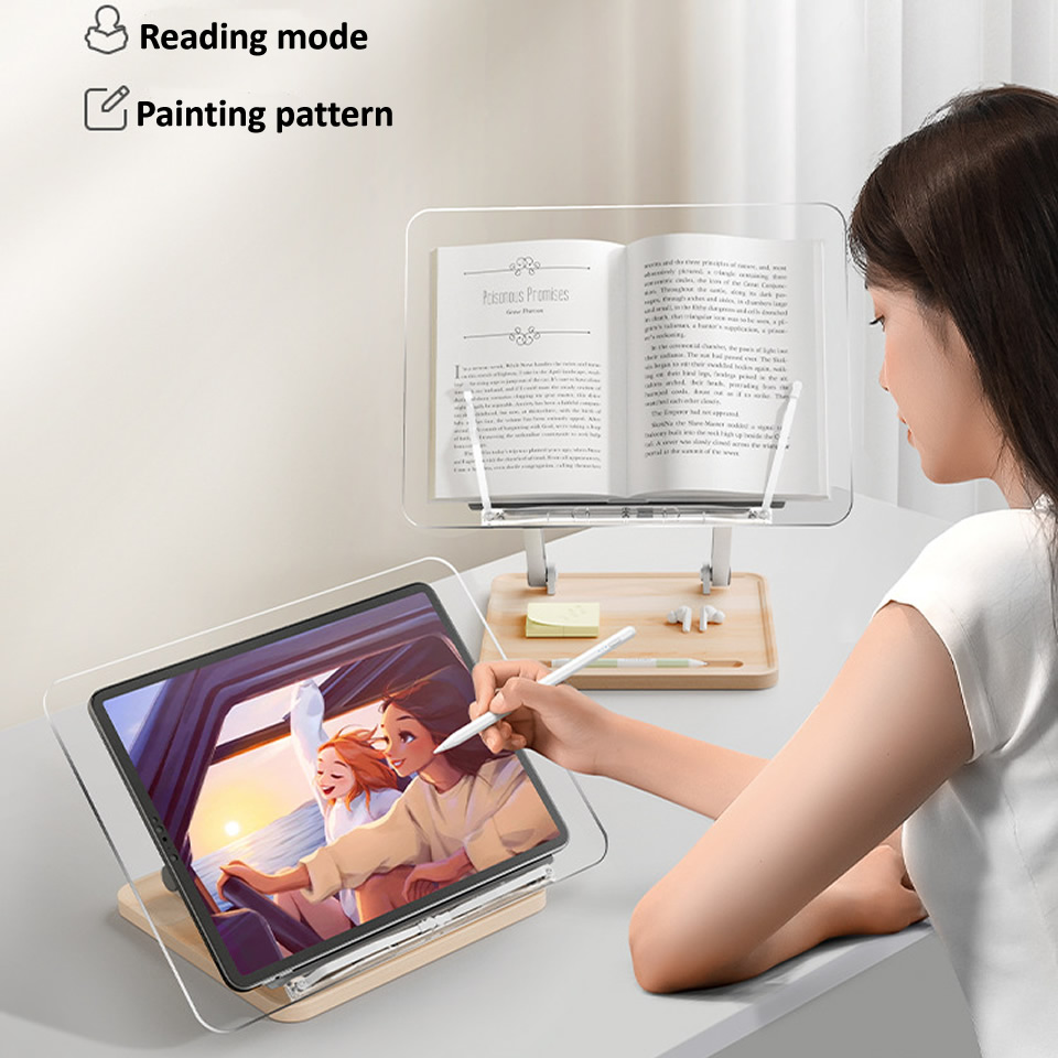 Wooden Reading Stand with Ligh - огляд і ціна Laptop Tablet Accessories