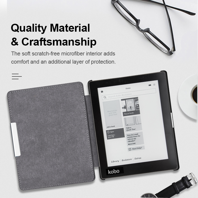 For Kobo Aura N514 Smart Cover - огляд і ціна Magnetic Case Smart