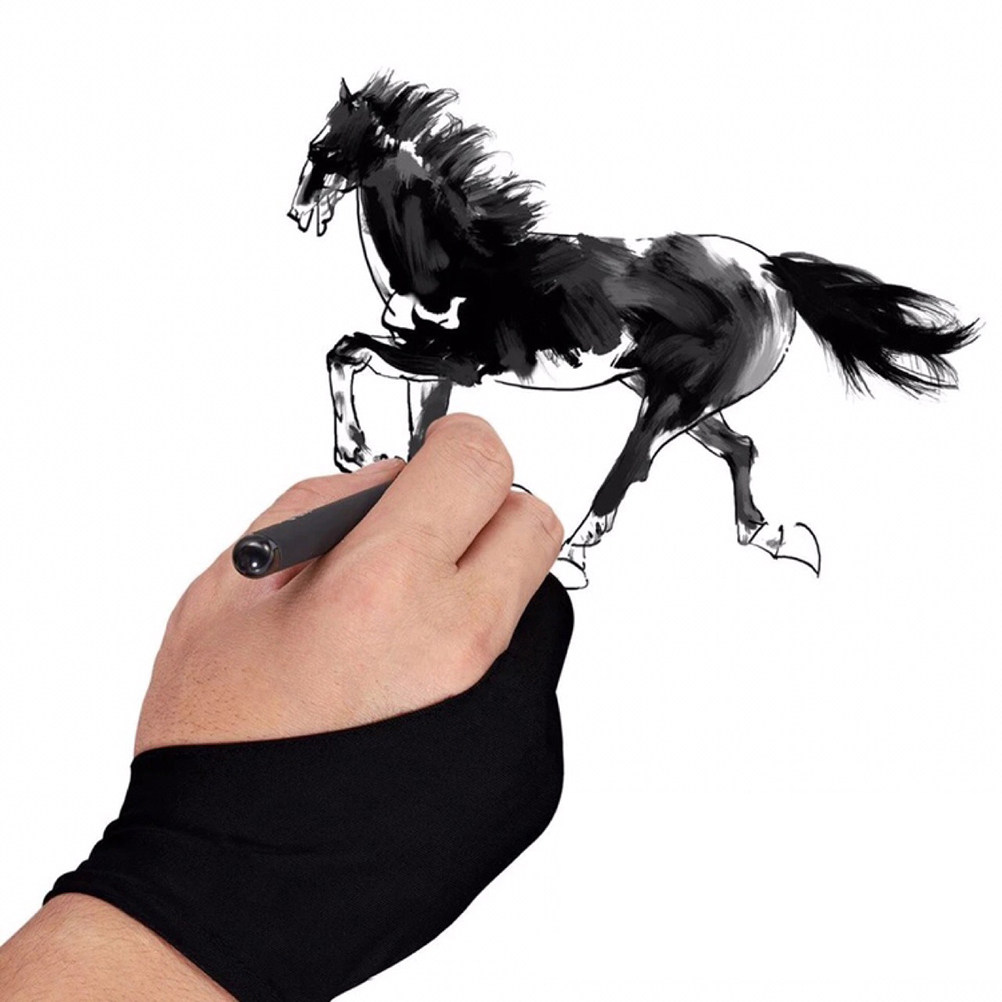 4Pcs Two Finger Artist Gloves  - огляд і ціна Drawing Glove Artist