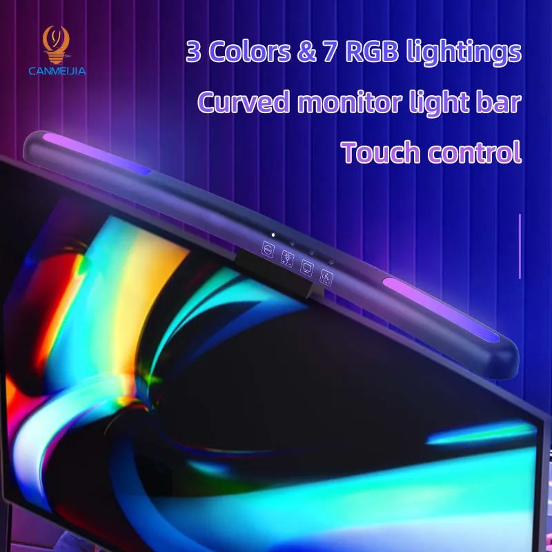 Curved LED Monitor Light Bar U - огляд і ціна Tablet Accessories Aesthetic